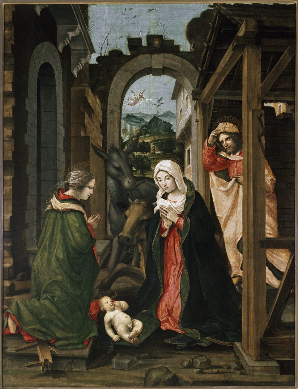 Nativité avec Sainte Catherine d