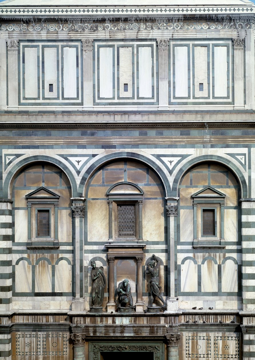 Saint Jean-Baptiste, son bourreau et Salomé (Détail du baptistère de Florence) - Sculpture - Vincenzo Danti