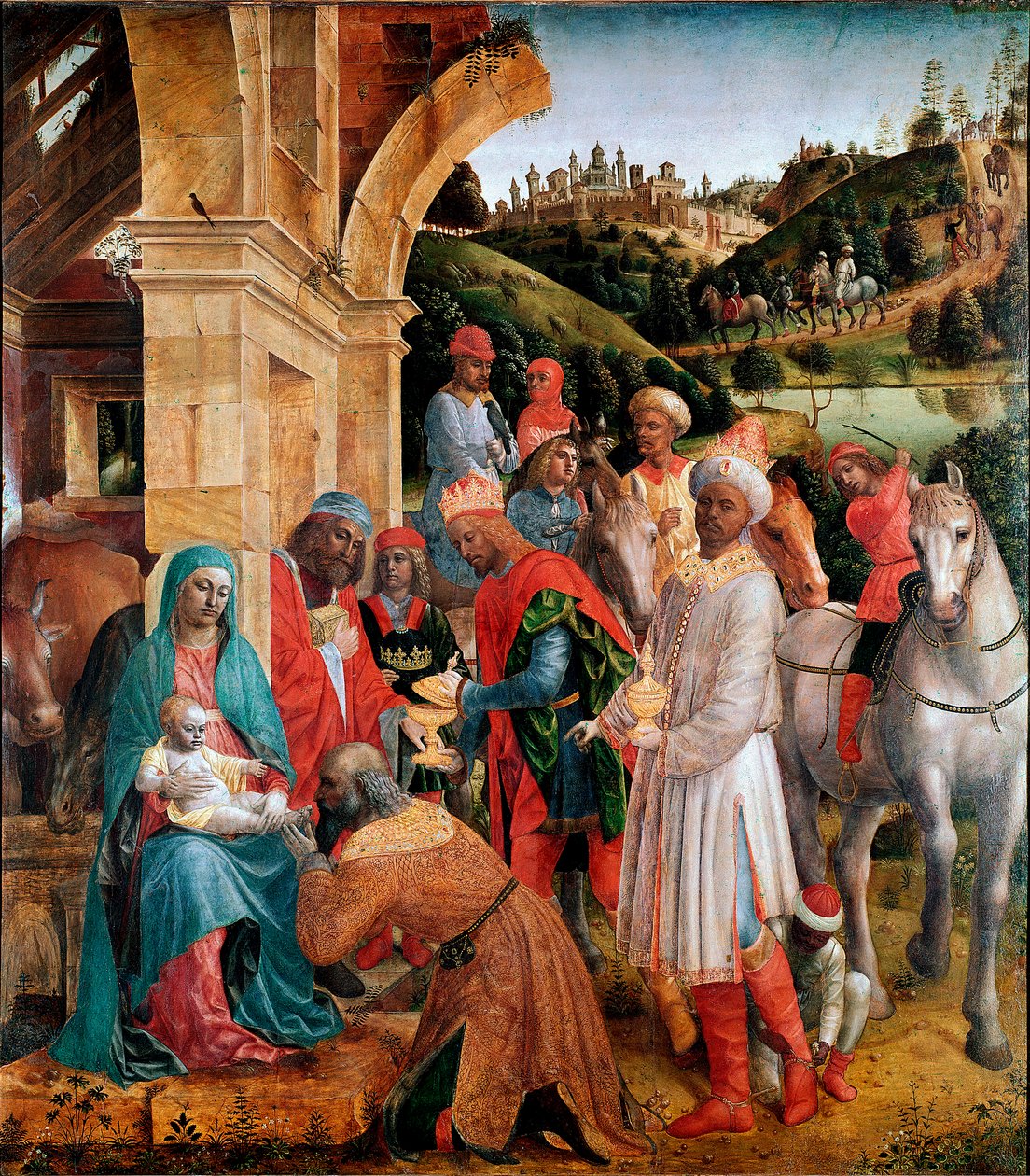 Adoration des Mages Peinture de Vincenzo Foppa (vers 1427-1515) Londres, National Gallery - Vincenzo Foppa