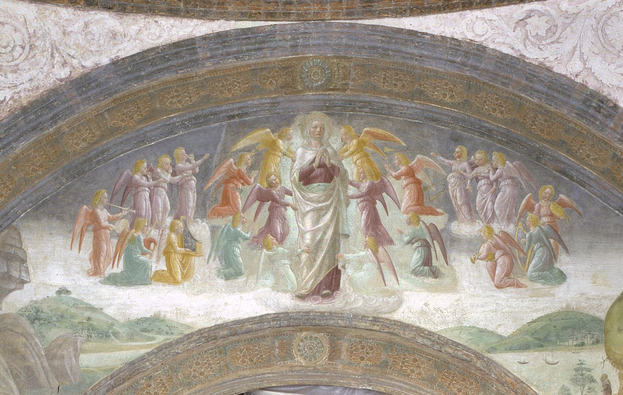 La Vierge Marie et les anges musiciens - Vincenzo Foppa