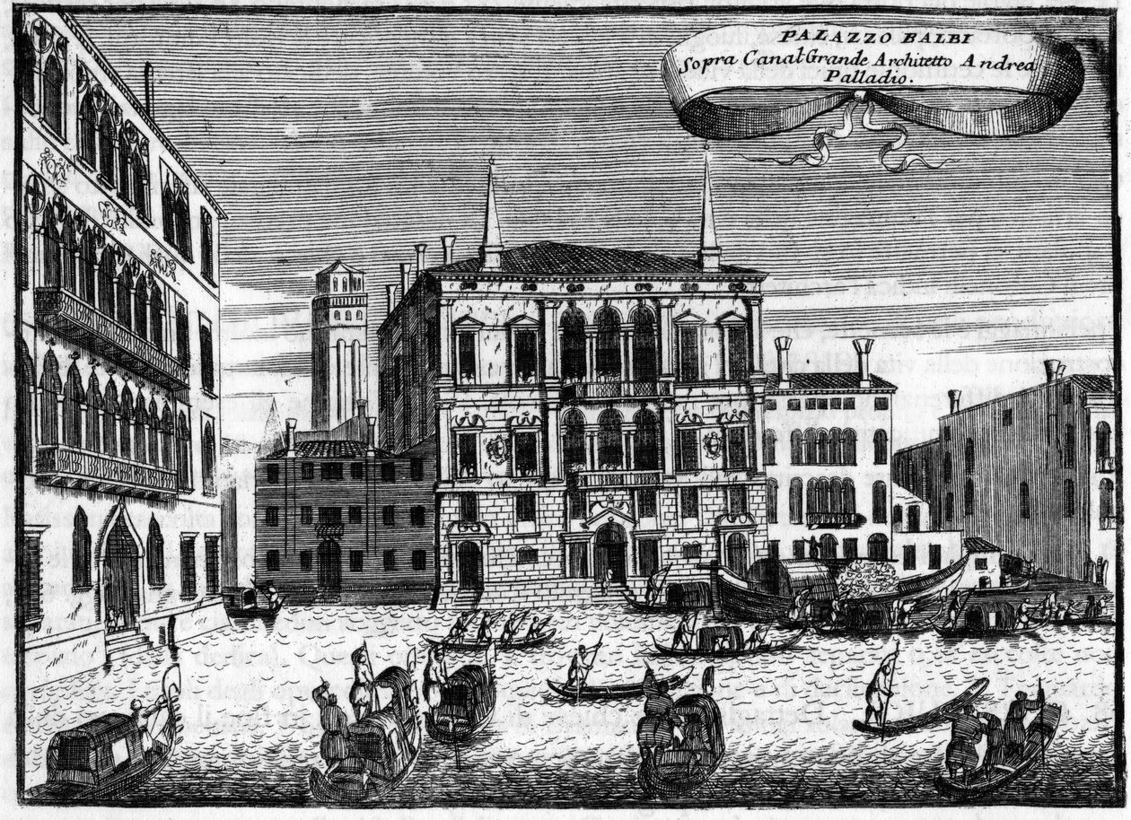 Venise Italie : Palazzo Balbi par l