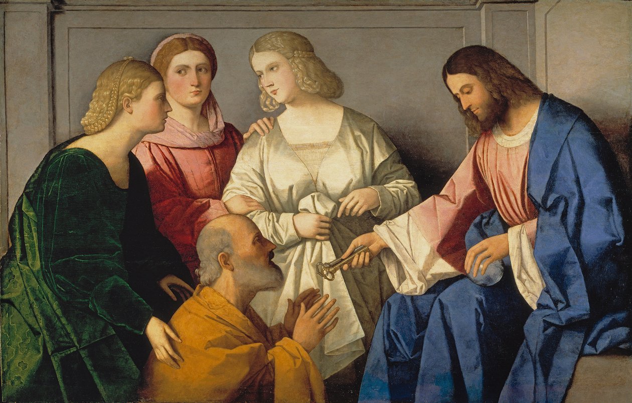 La Remise des clefs à saint Pierre - Vincenzo di Biagio Catena
