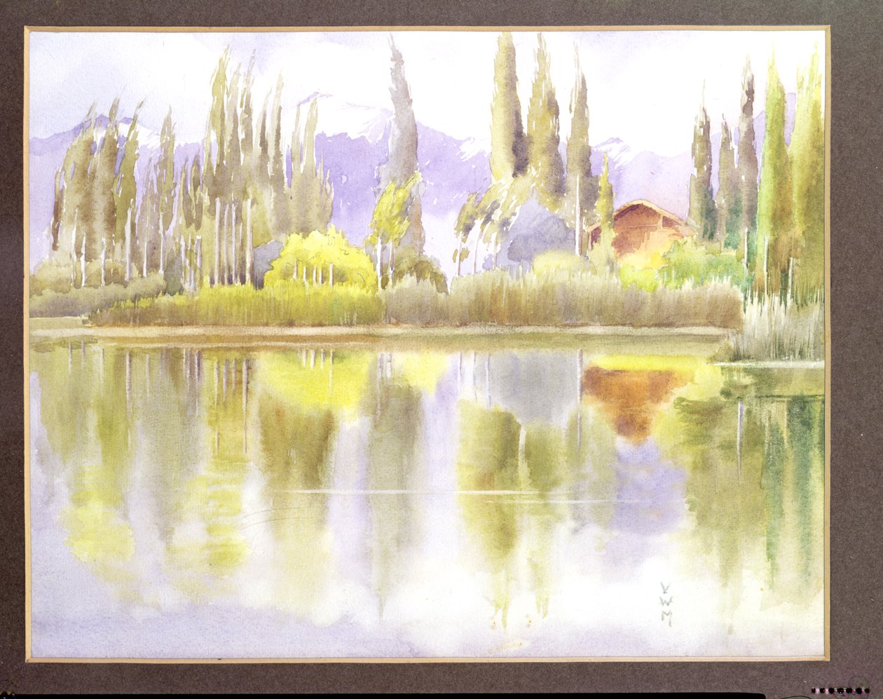 Lac Dal, Cachemire - Violet M. Minchin