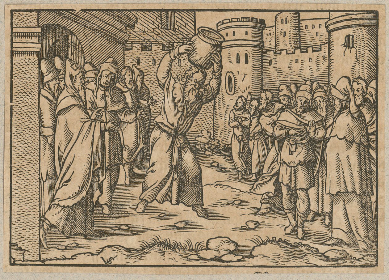 Jérémie avec la cruche en terre cuite - Virgil Solis