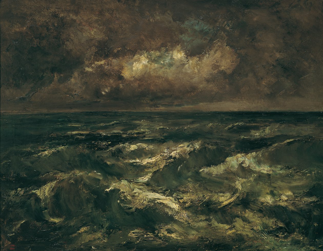 Mer agitée - Virgilio Narcisso Díaz de la Peña