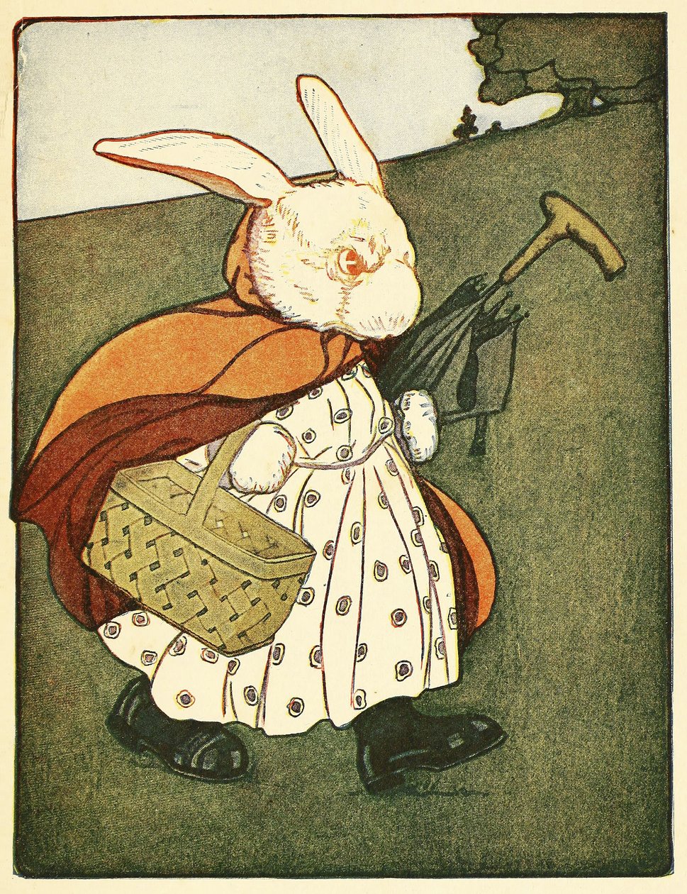 Puis la vieille Mme Rabbit... est allée à la boulangerie, de The Tale of Peter Rabbit, pub. 1916 - Virginia Albert