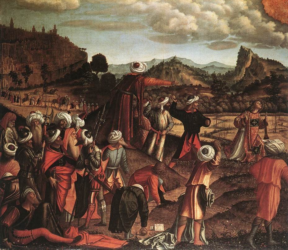 La Lapidation de Saint Étienne - Vittore Carpaccio