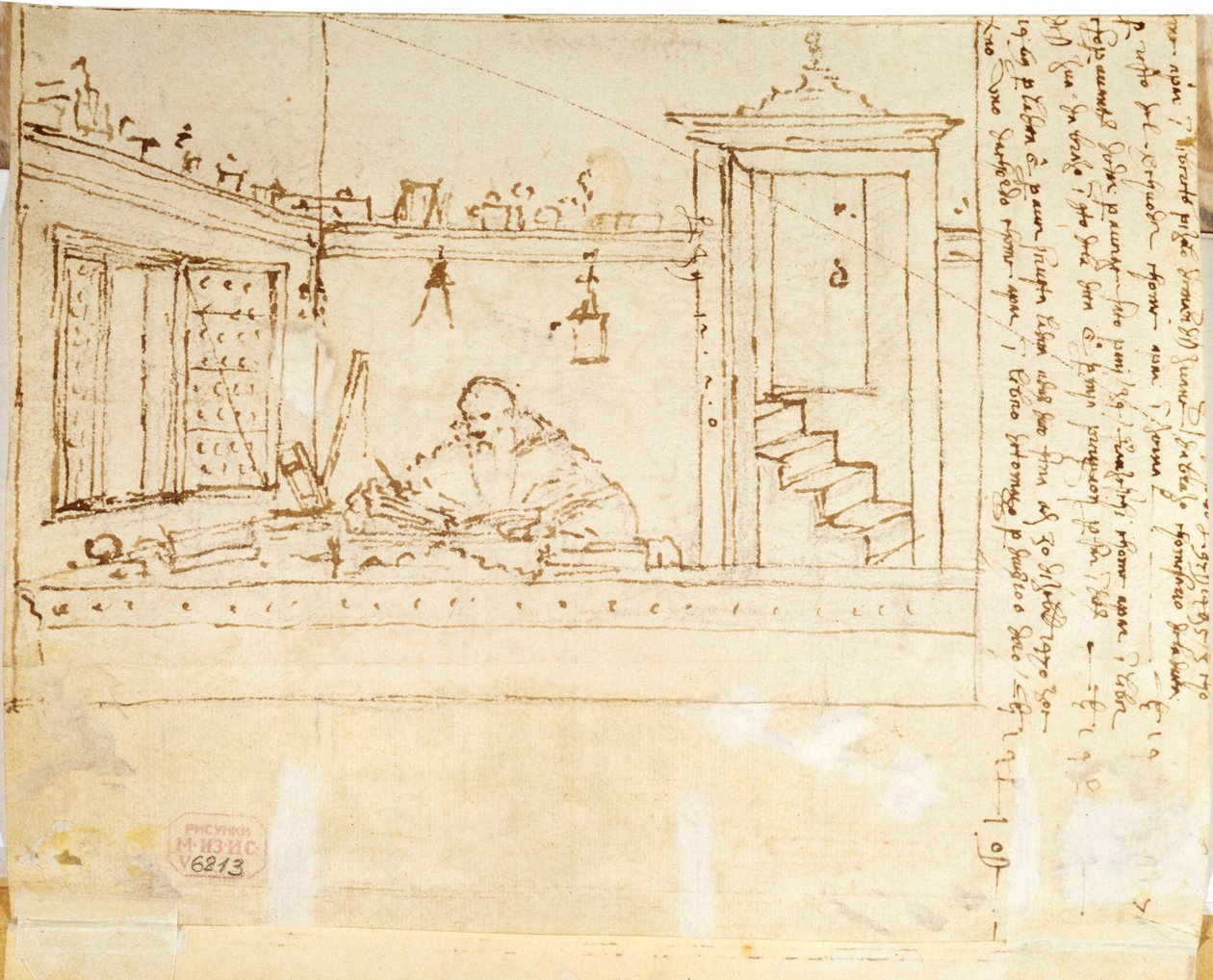 Un philosophe avec un stylo à la main, 1502-1505 - Vittore Carpaccio
