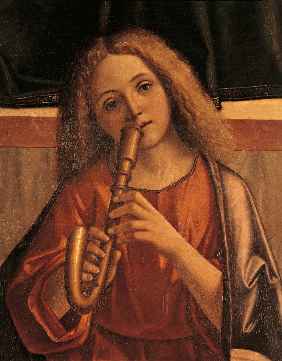 Ange ménestrel, détail de la Présentation de Jésus au Temple - Vittore Carpaccio