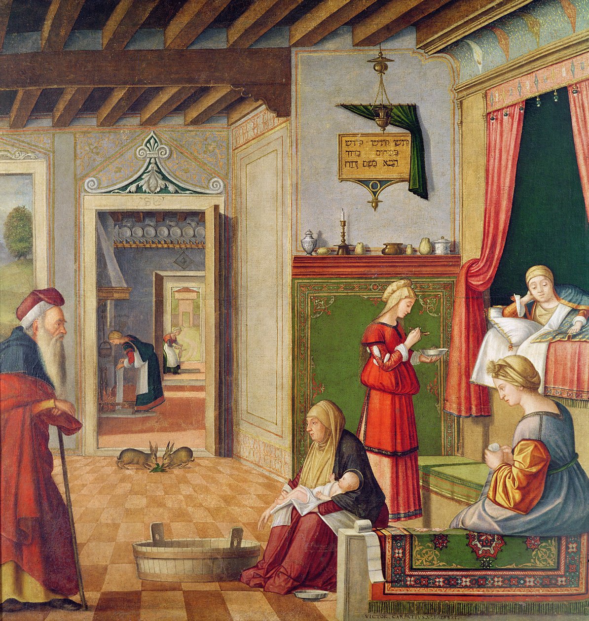 La Naissance de la Vierge - Vittore Carpaccio