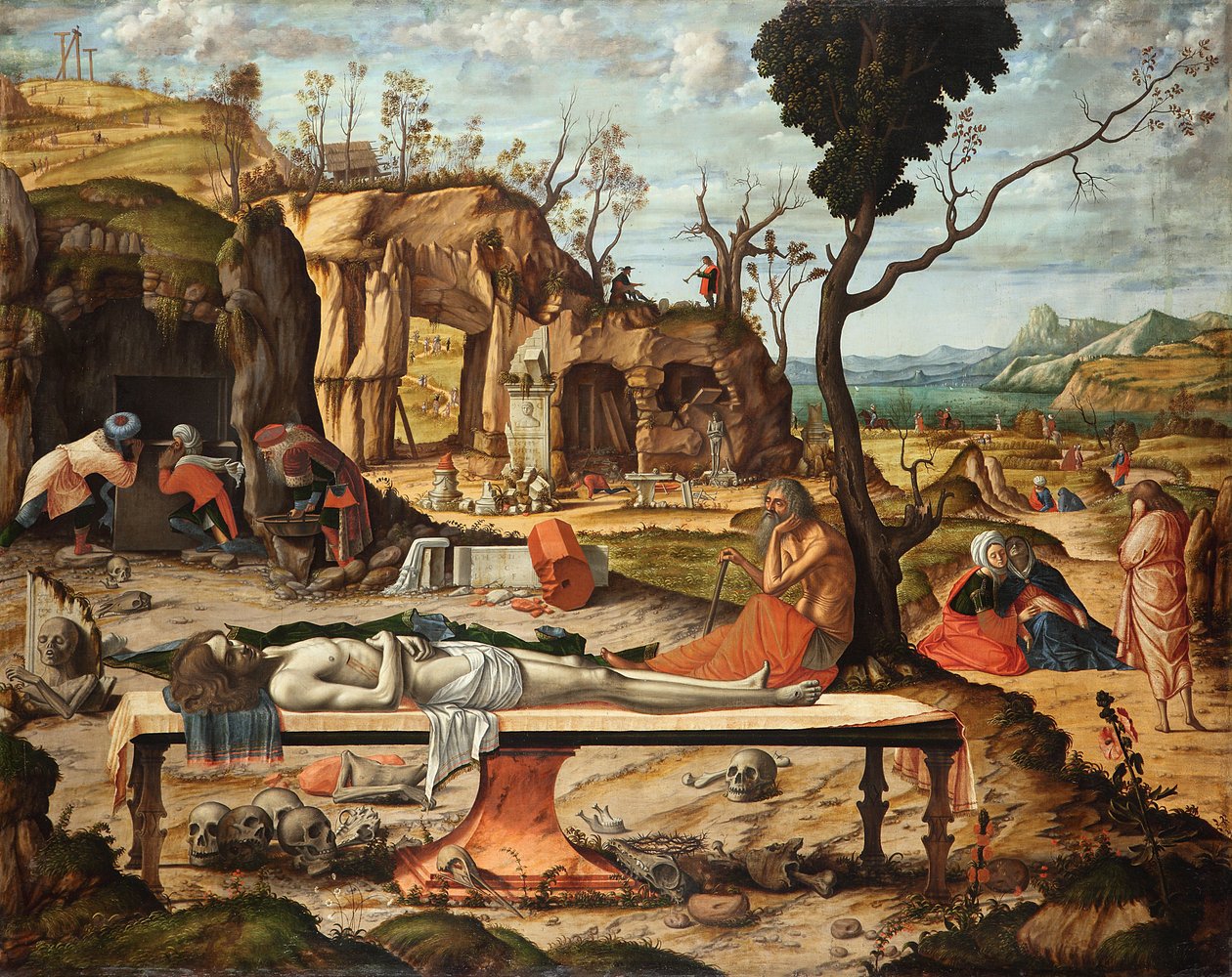 La préparation du tombeau du Christ - Vittore Carpaccio