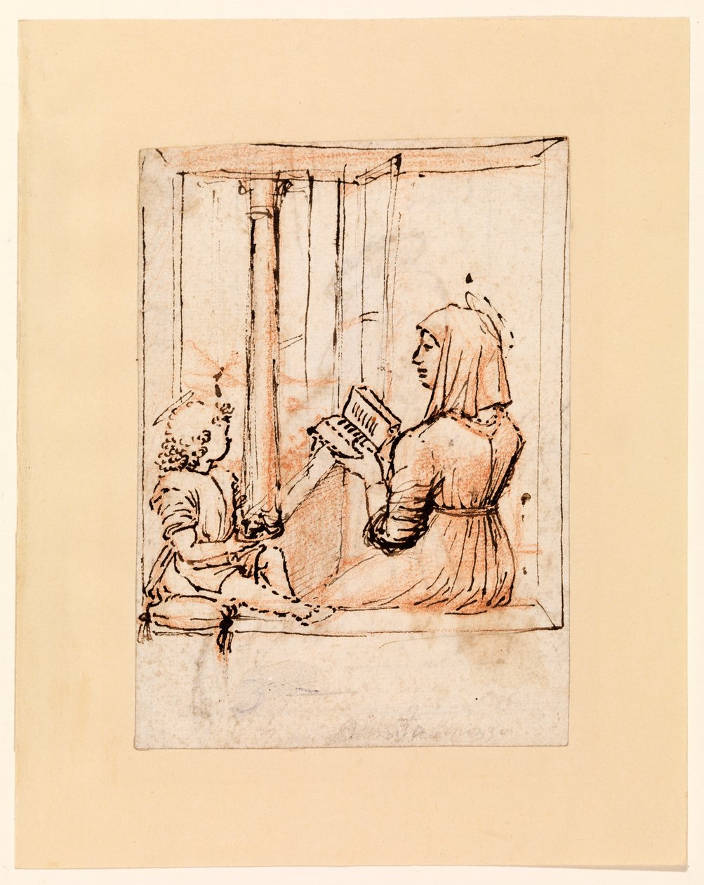 Vierge Marie lisant à l