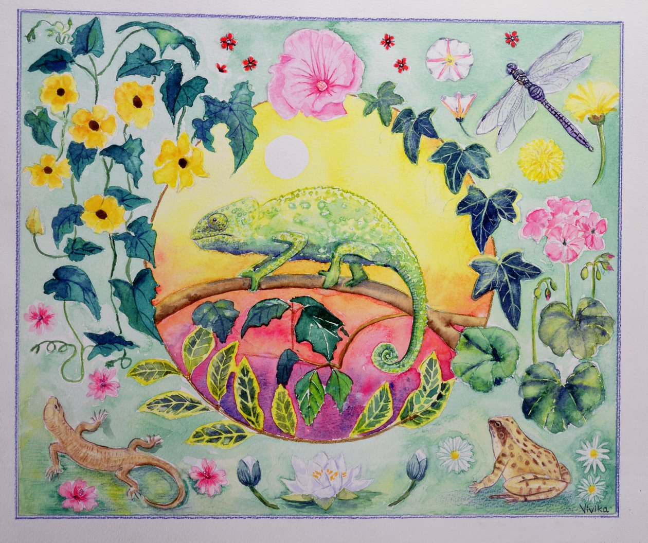 Caméléon (mois de juin d