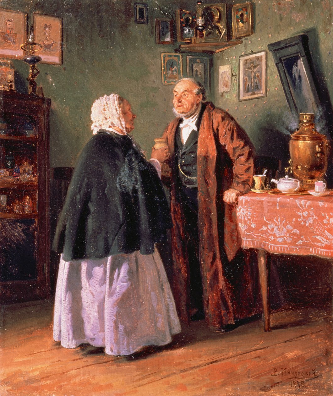 Félicitations, 1878 - Vladimir Egorovic Makovsky
