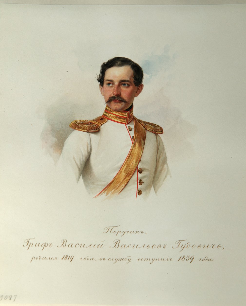 Portrait du comte Vasily Vasilyevich Gudovich - Vladimir Ivanovich Hau