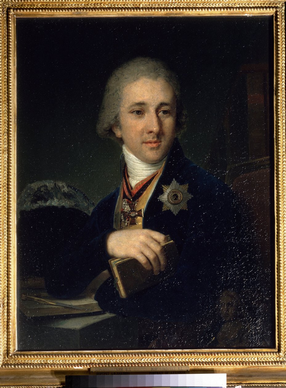 Portrait de Alexandre Labzine - Vladimir Lukich Borovikovsky