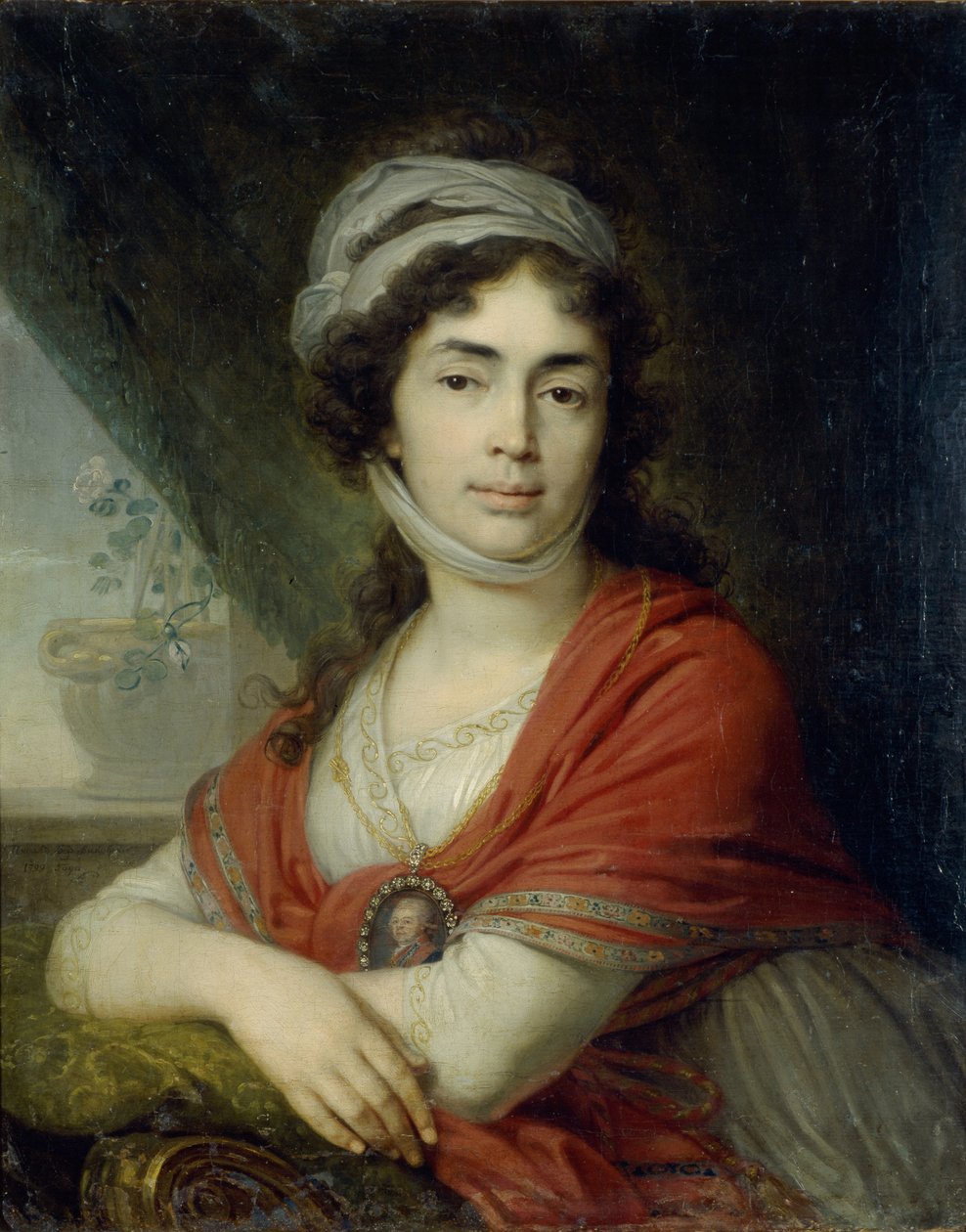 Portrait de Maria Marfa Dmitrievna Dunina, née Norova, 1799 - Vladimir Lukich Borovikovsky