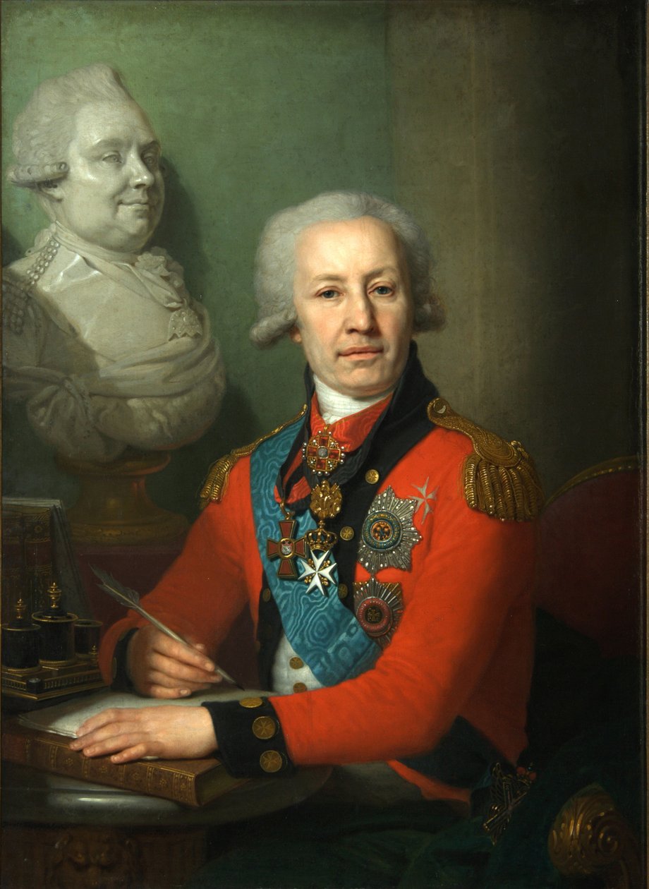 Portrait du baron Alexei Vasilyev, 1800 - Vladimir Lukich Borovikovsky