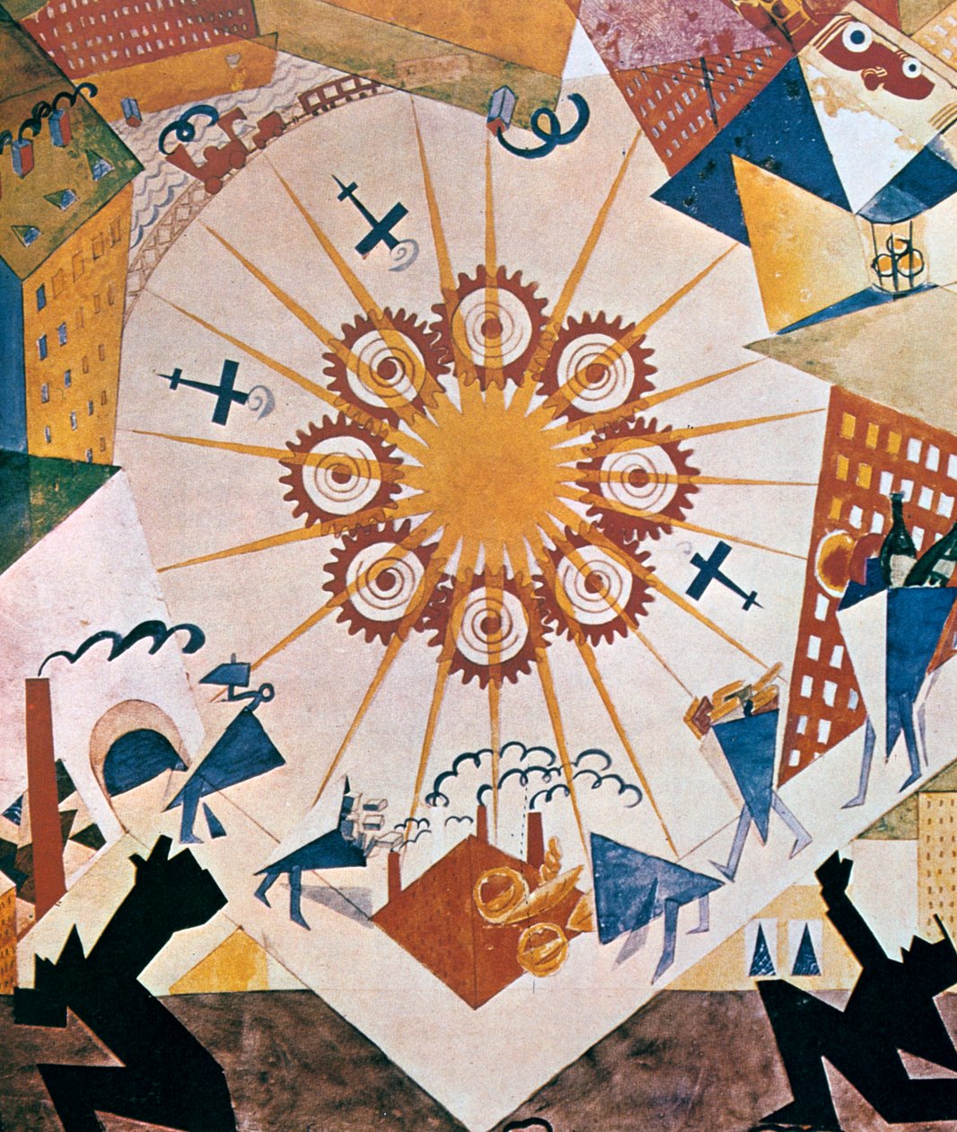 Décor pour Mystery Bouffe, 1919 - Vladimir Mayakovsky