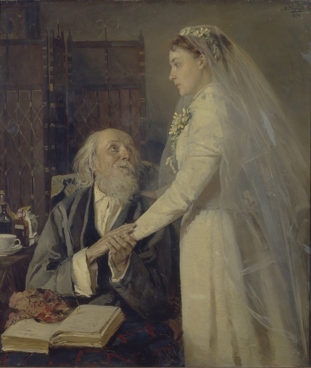 Avant le mariage. Adieu, 1894 - Vladimir Yegorovich Makovsky