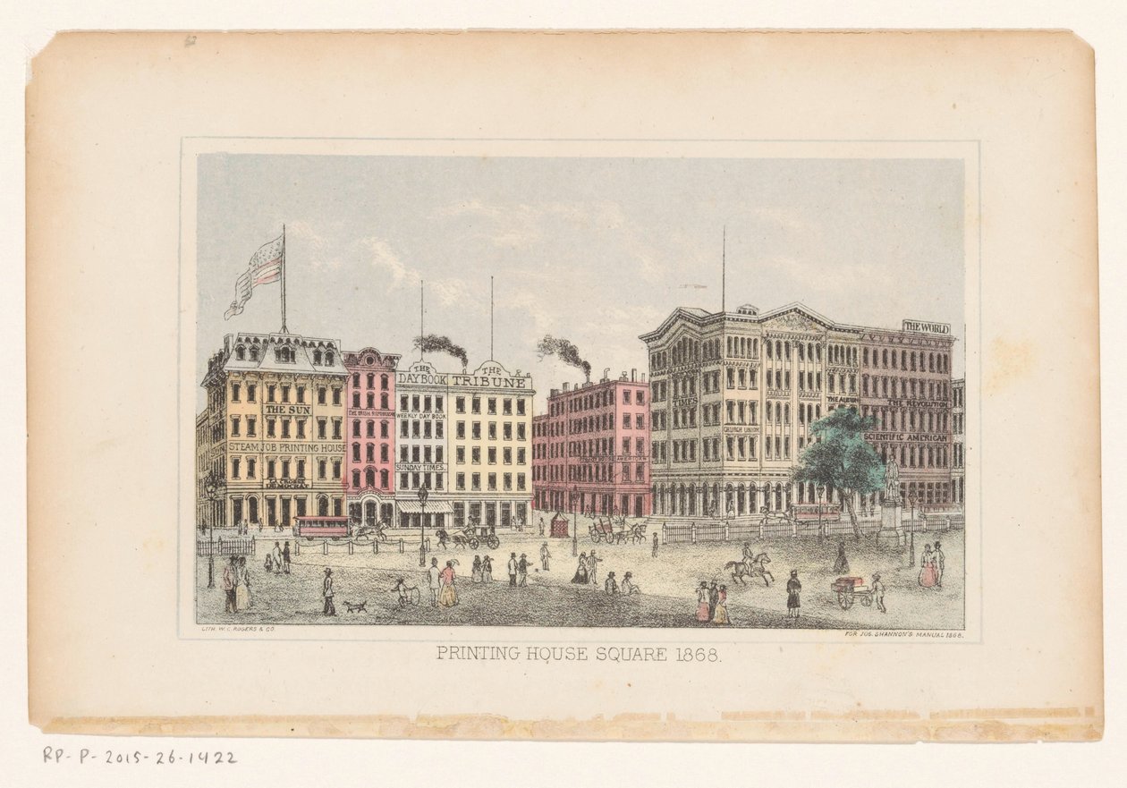 Park Row, Manhattan - W.C. Rogers and Co.