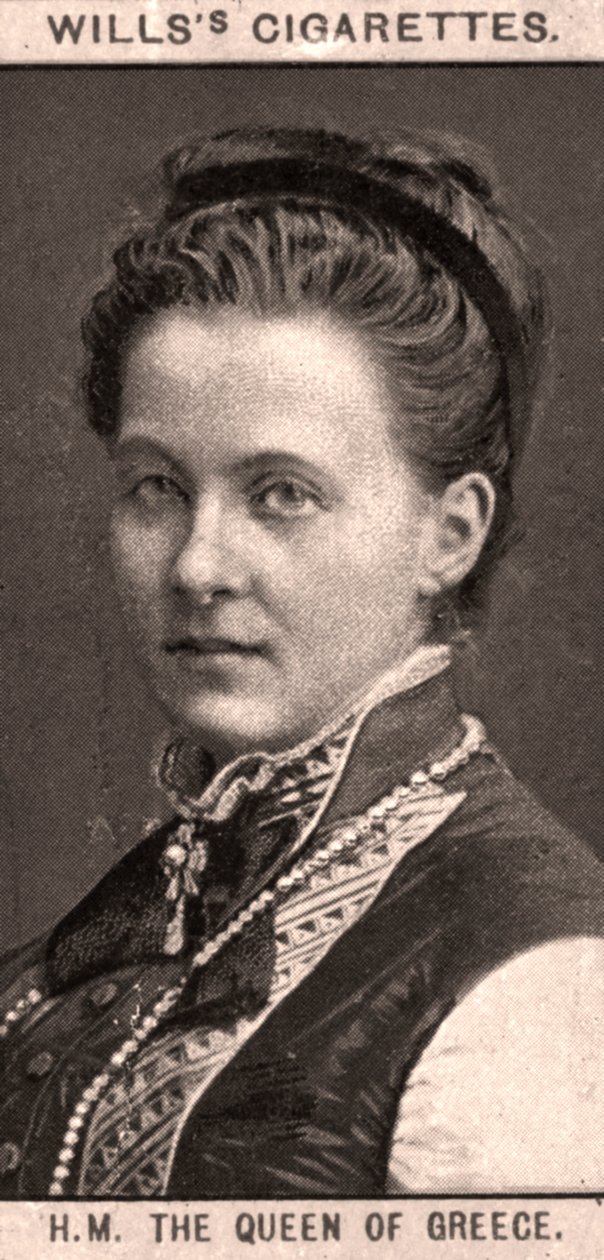 S.M. la reine de Grèce, 1908 - WD and HO Wills