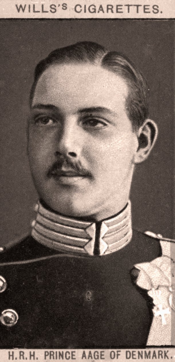 S.A.R. le prince Aage de Danemark, 1908 - WD and HO Wills