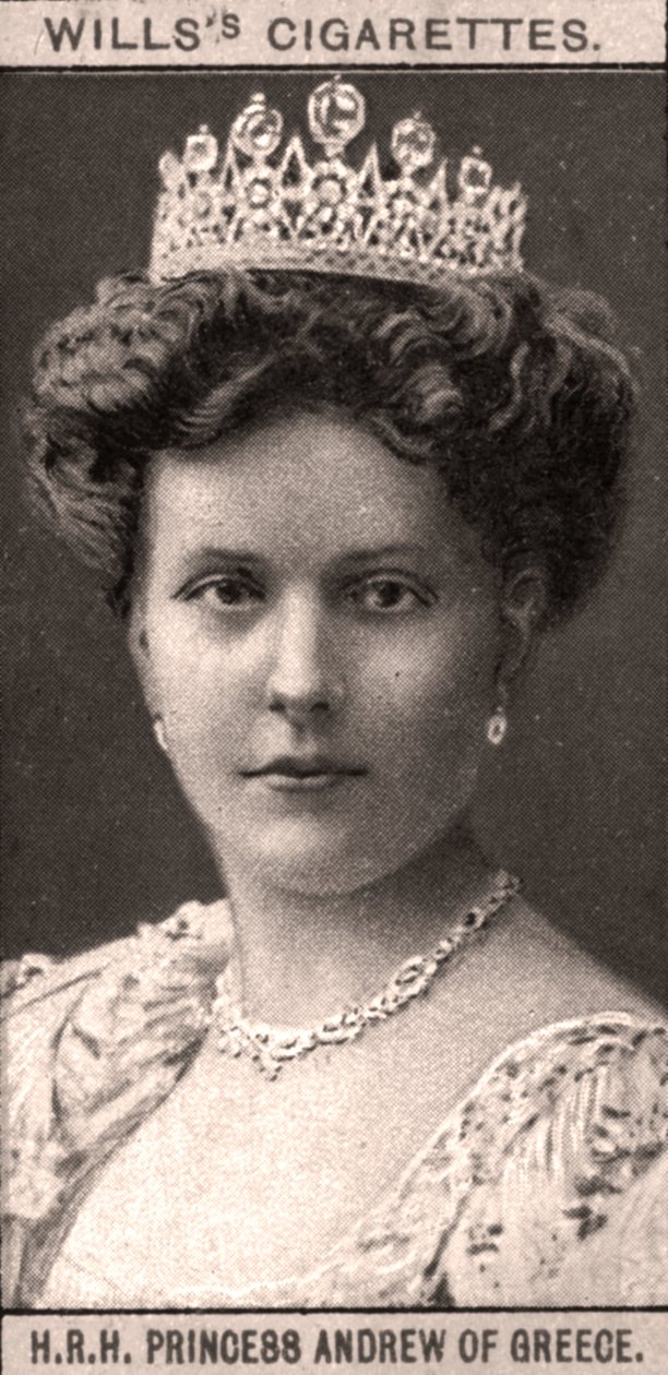 S.A.R. la princesse André de Grèce, 1908 - WD and HO Wills