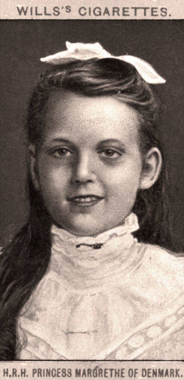 S.A.R. la princesse Margrethe de Danemark, 1908 - WD and HO Wills