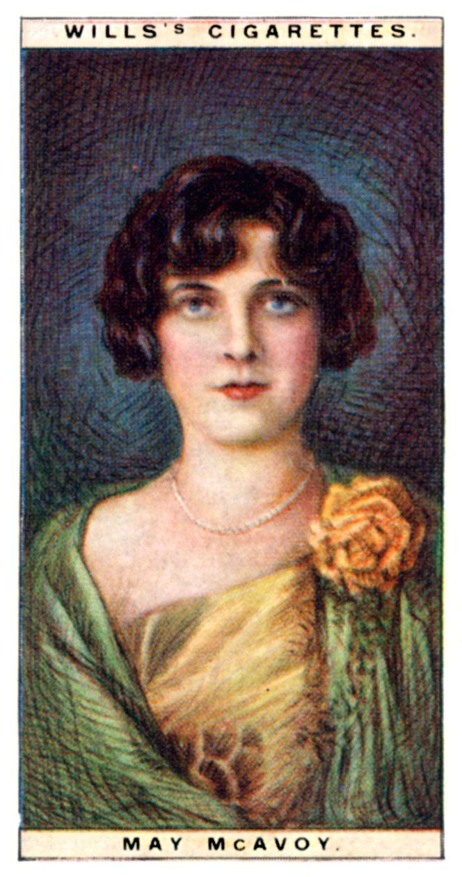 May McAvoy 1899-1984, actrice américaine, 1928 - WD and HO Wills