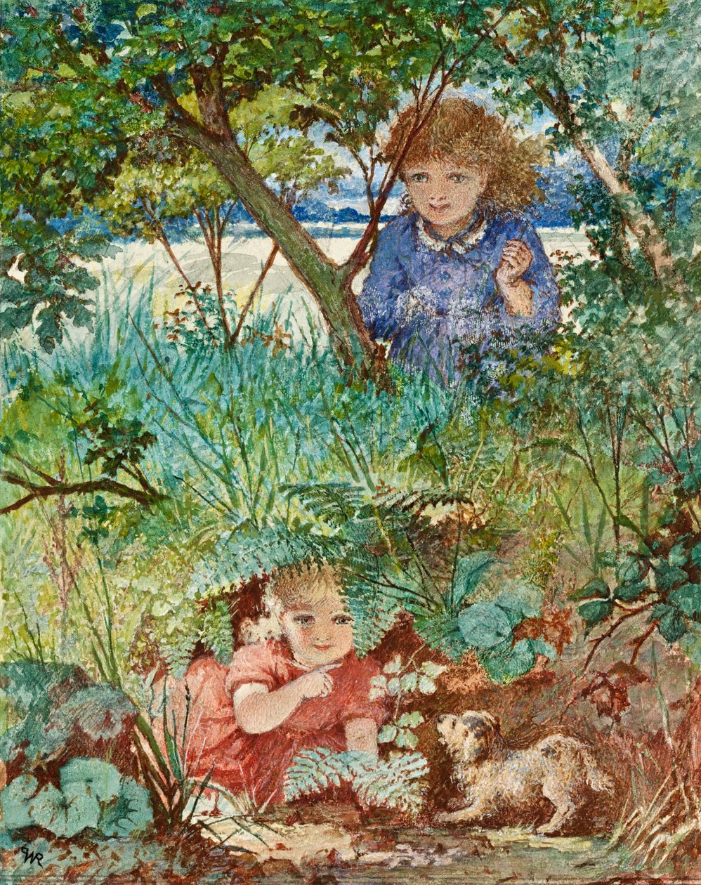 Cache-Cache, vers 1880 - W.P. Rhodes