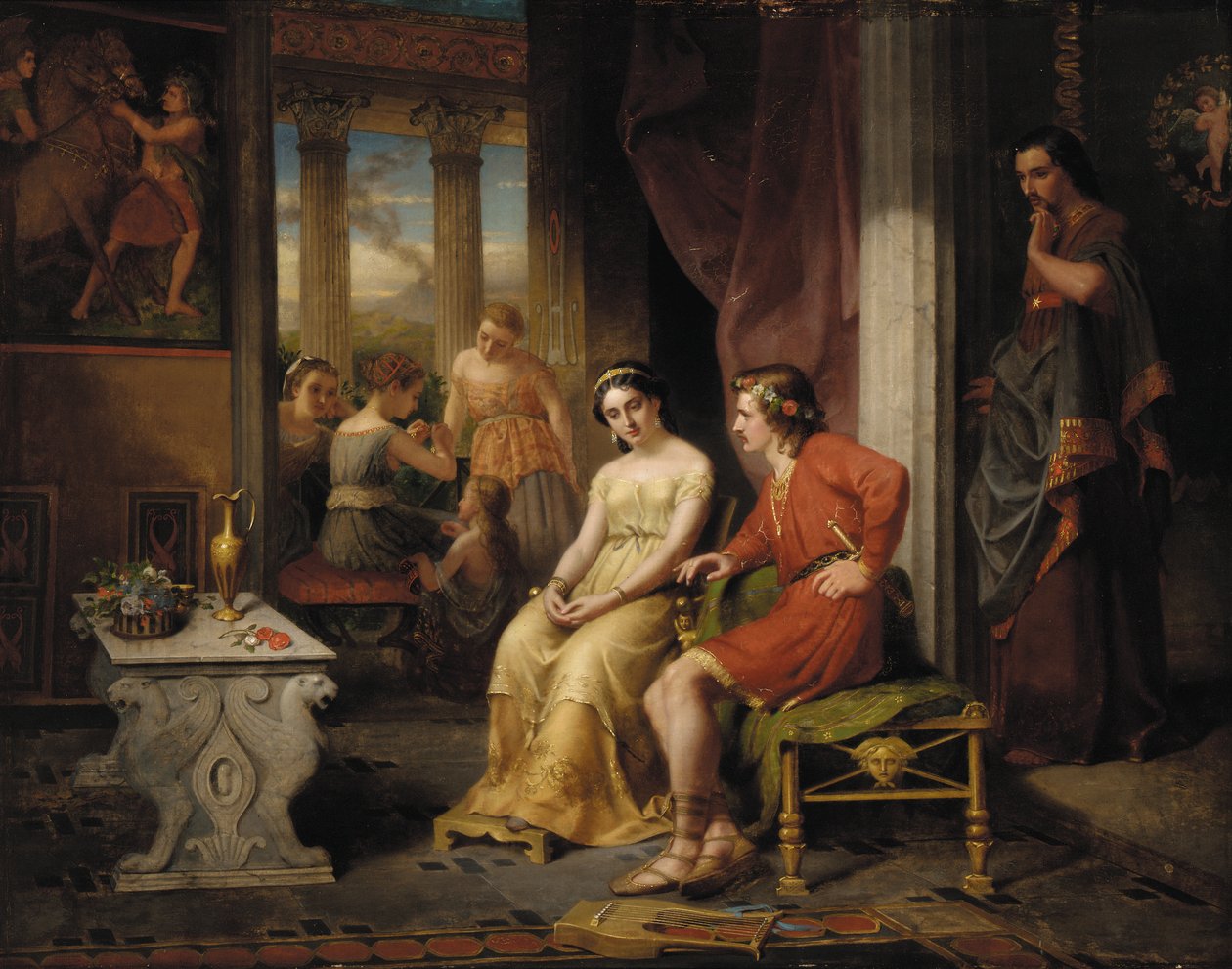 Les Derniers Jours de Pompéi : Glaucus et Ione - W. Colby