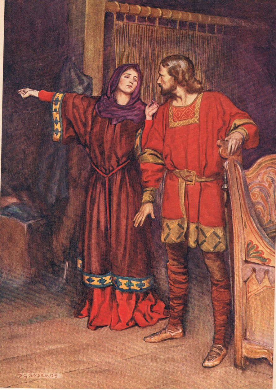 Gertrude révèle que Hamlet a tué Polonius, de 