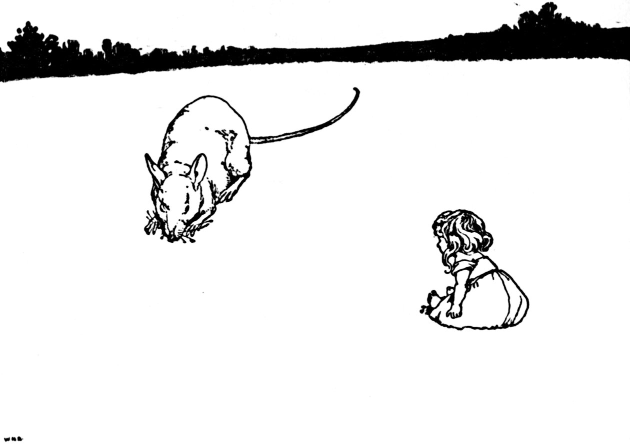 Pauvre petite chose ! Dit la souris des champs, vers 1930 - William Heath Robinson