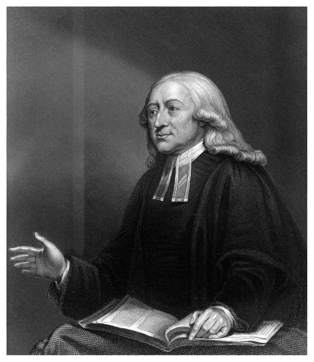 John Wesley, prédicateur non-conformiste anglais du XVIIIe siècle - W. Holl