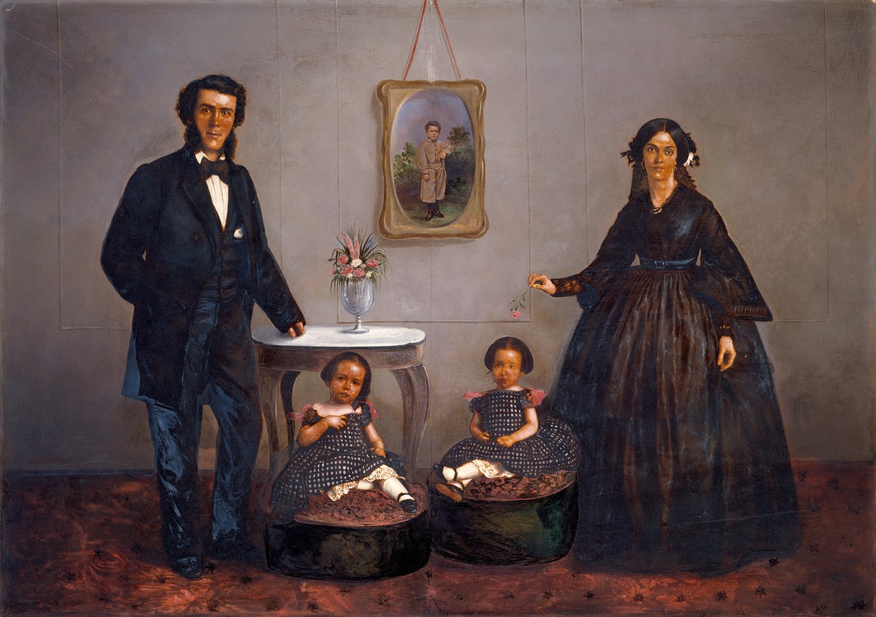 Portrait de famille, vers 1855 - W. Penny