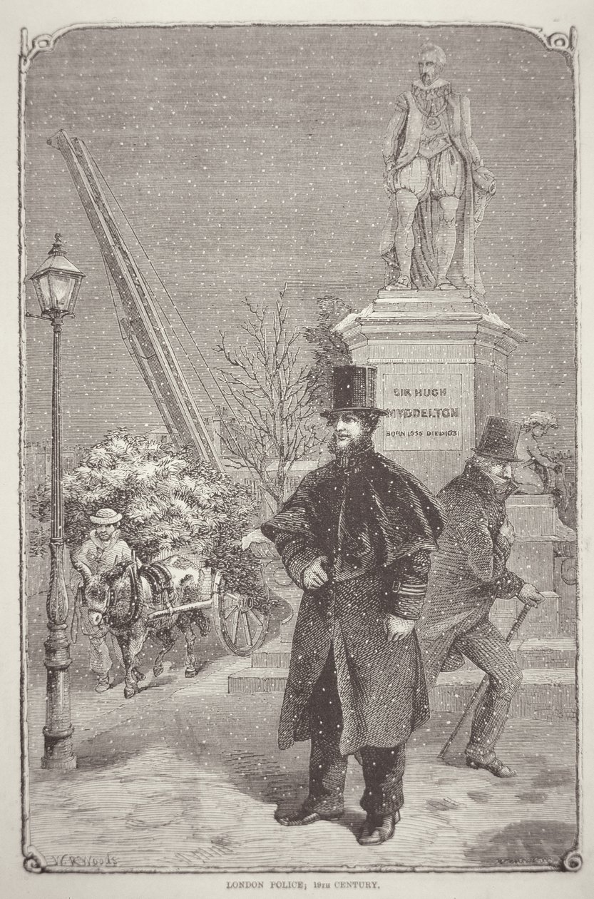 Policier londonien des années 1850 - W. R. (after) Woods