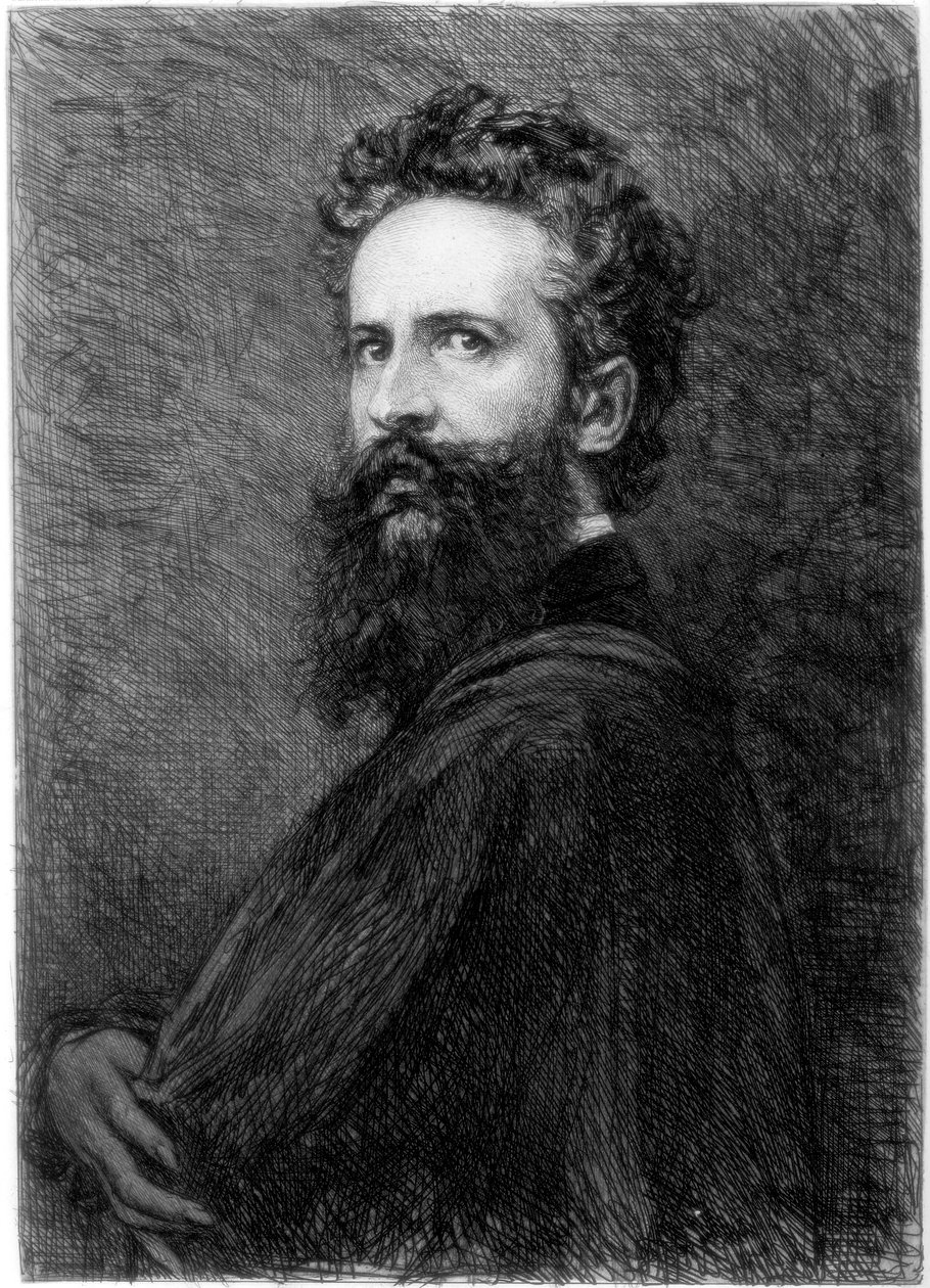 Hans Makart, artiste autrichien, vers 1880-1882 - W. Unger