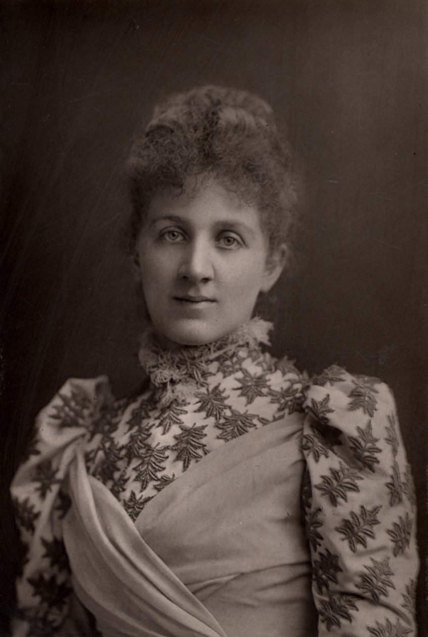 Liza Lehmann (Elizabetta Nina Mary Frederika Lehmann - 1862-1918) soprano et compositrice anglaise - W. and D. (after) Downey