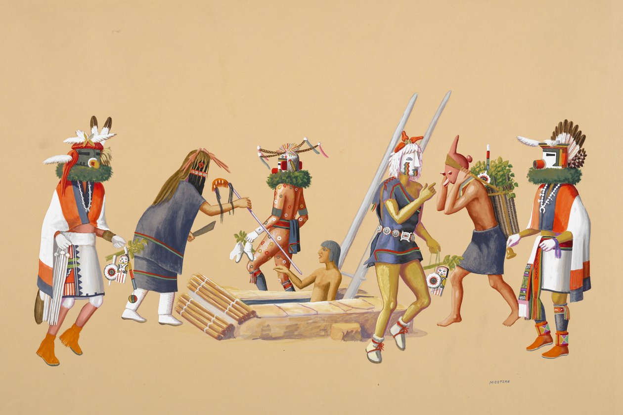 Cérémonie Powamu, 1930-40 - Waldo Mootzka
