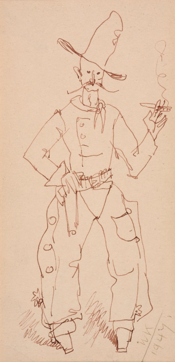 Cow-boy fumeur - Walt Kuhn