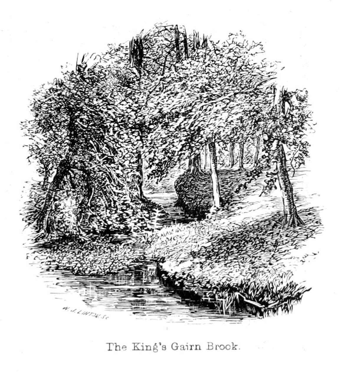 Le ruisseau de Kings Gairn - Walter Crane