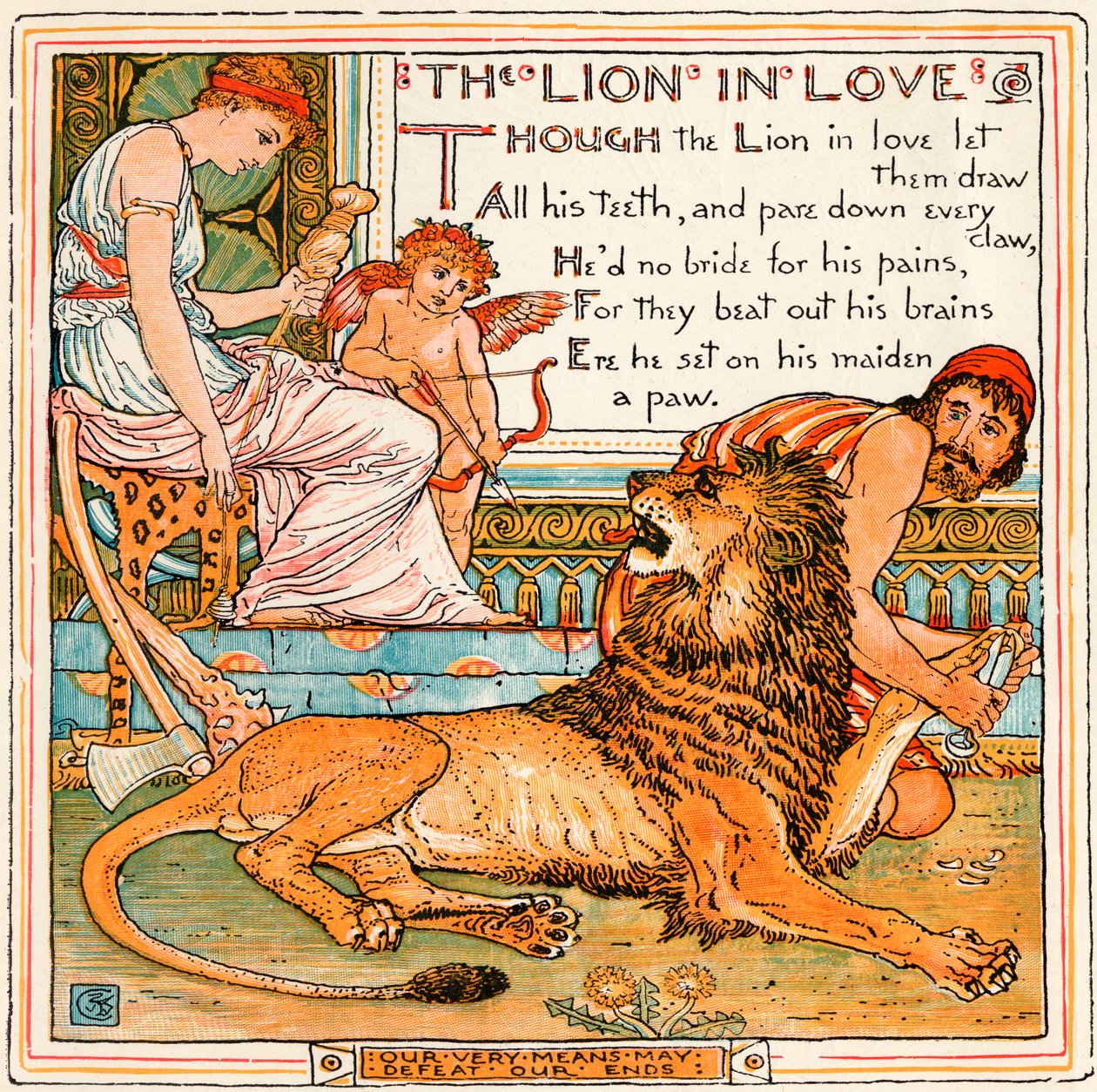 Le lion amoureux, illustration de 