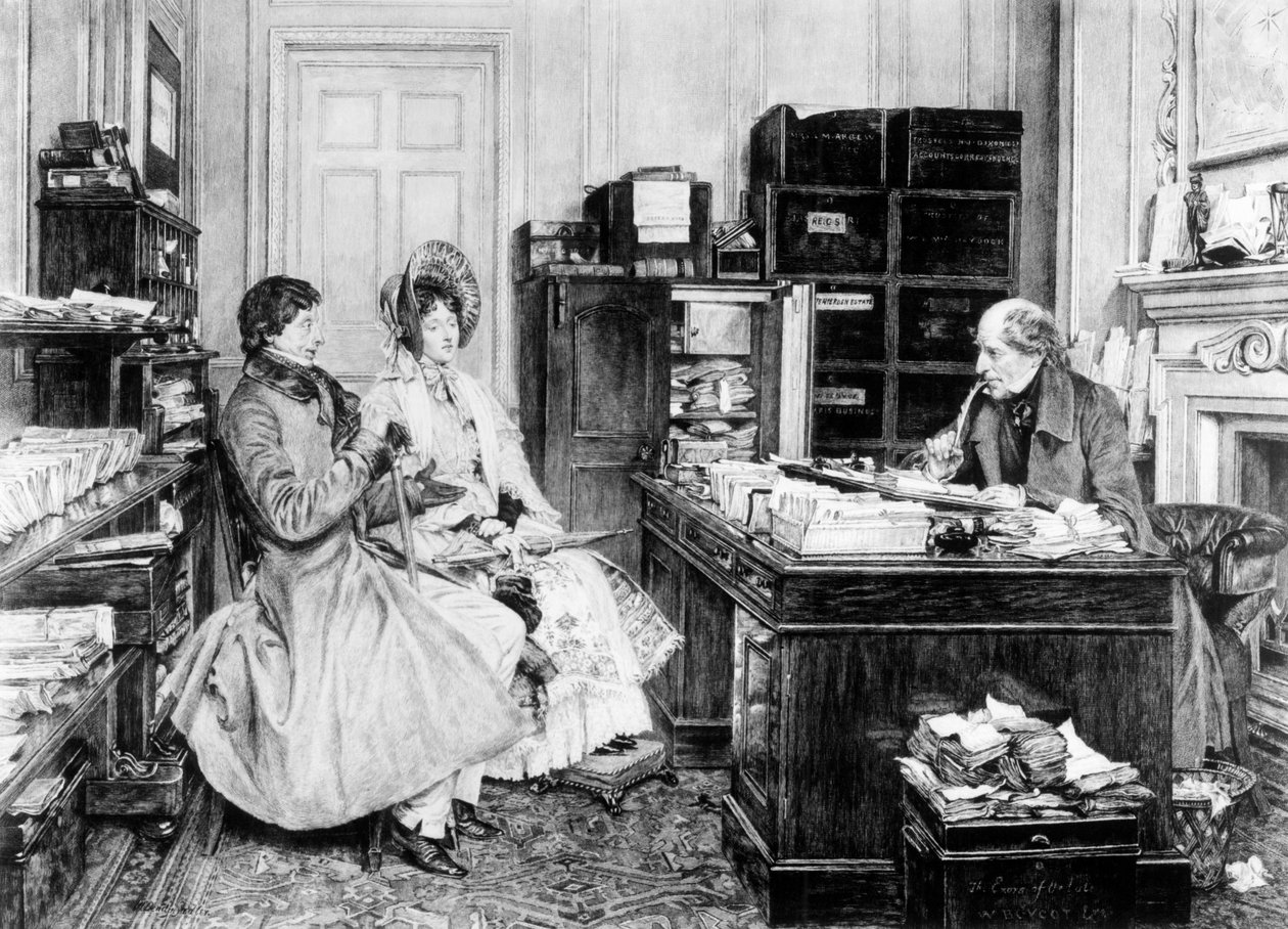 Dans le bureau de l