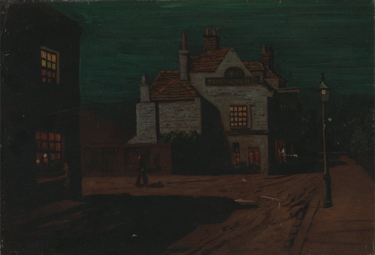 Le Lion Noir, Chelsea de nuit - Walter Greaves