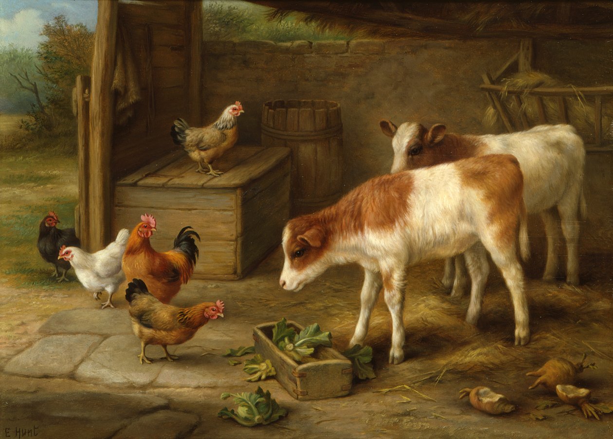 Scène de Ferme - Walter Hunt