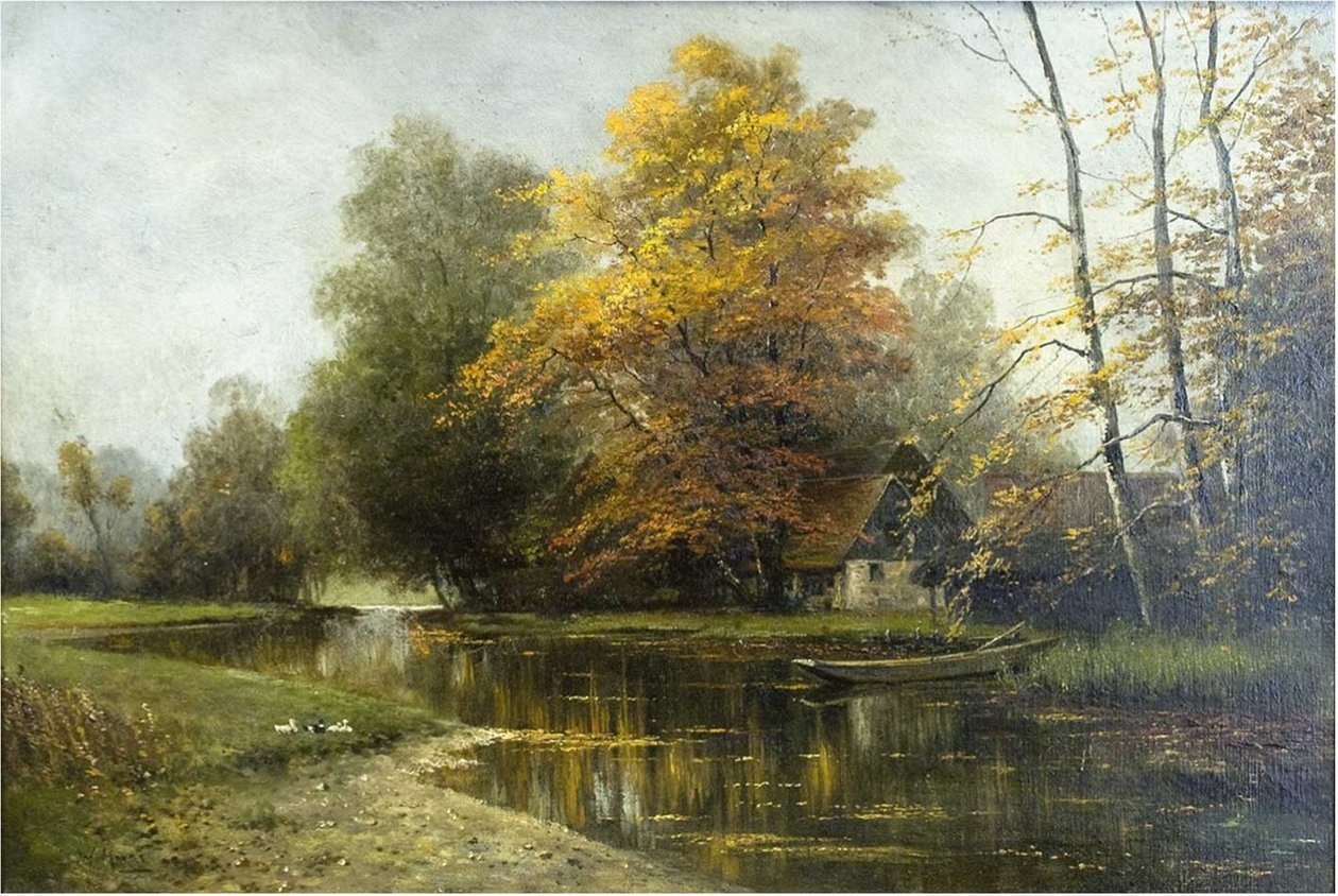 Paysage du Spreewald près de Lehde - Walter Moras