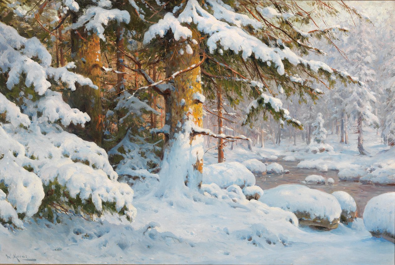 Hiver dans la forêt - Walter Moras