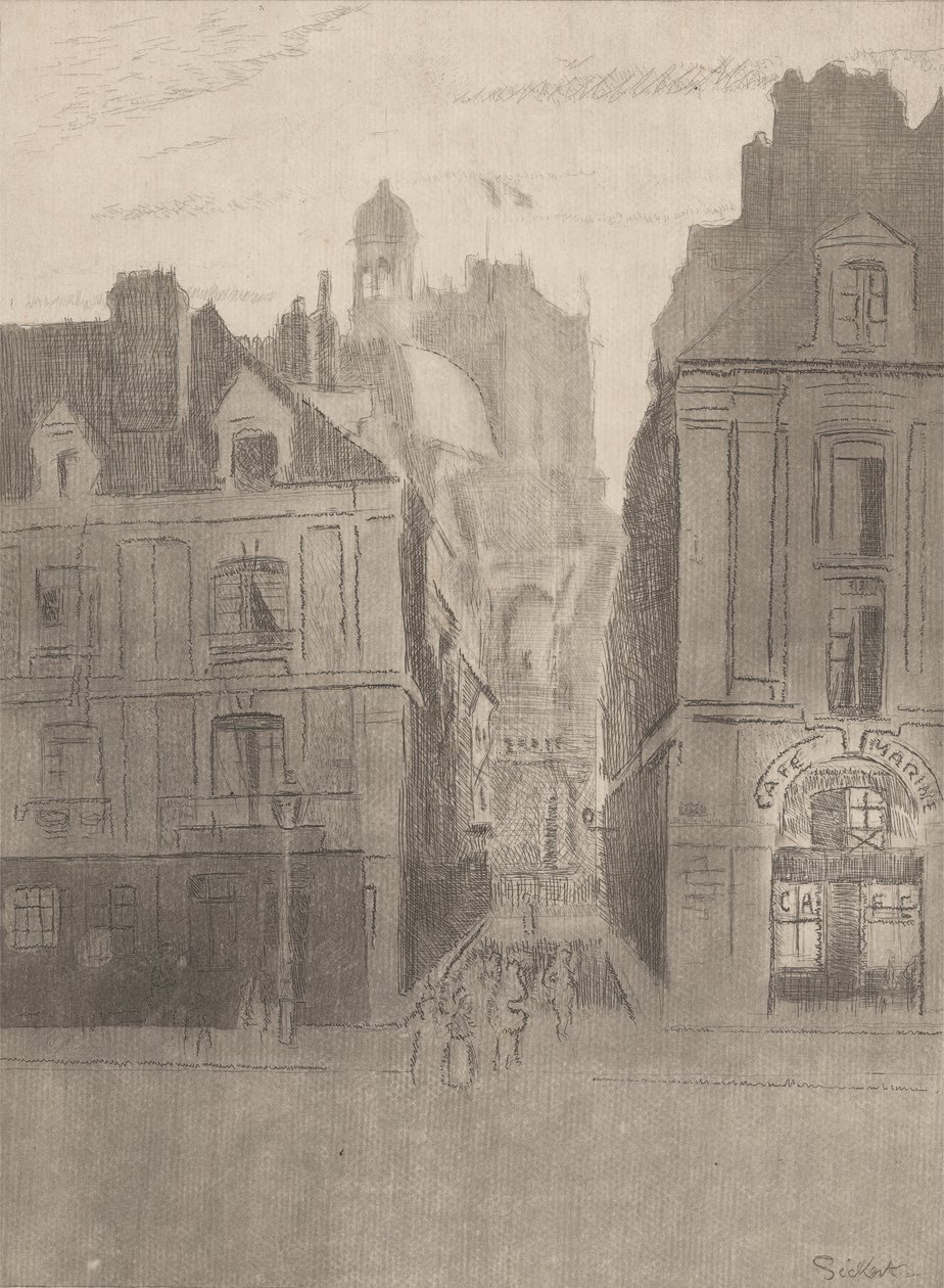 Rue à Dieppe - Walter Richard Sickert