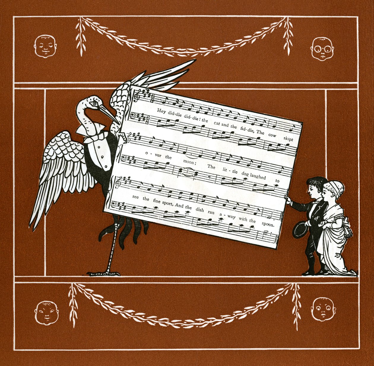Le chat et le violon - Walter Crane